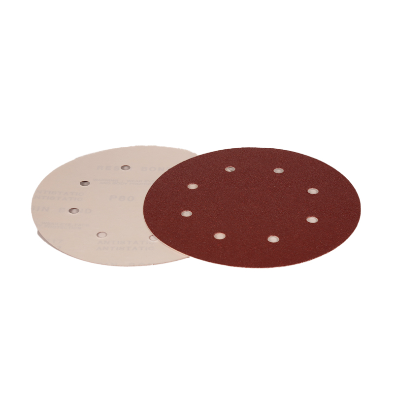 8" (203 mm) Dia. x 80 Grit A/O Vacuum PSA DynaCut Disc