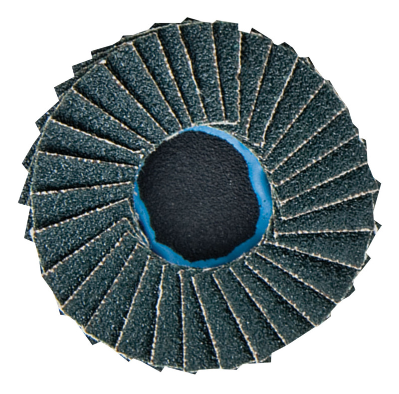 3" (76 mm) Dia. x 60 Grit Z/A Non-Vacuum DynaCut Locking-Type Flap Disc