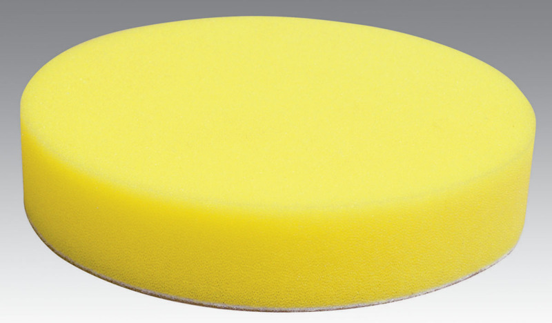 7" (178 mm) Dia. Polishing Pad, Foam, Flat Face