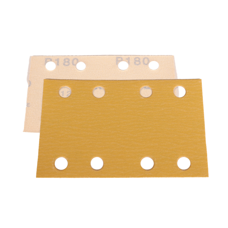 81 mm W x 133 mm L 180 Grit A/O Vacuum Hook-Face DynaCut Sheet