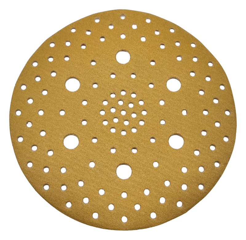 6" (152 mm) Dia. x 150 Grit A/O Hook Multi-Hole Vacuum Film-Backed DynaCut Disc