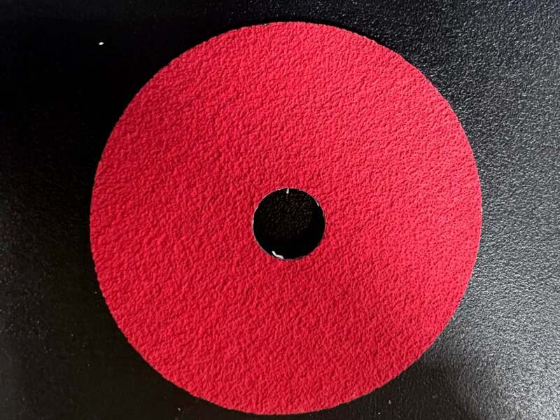 4-1/2" (114 mm) Dia. x 7/8" CH 36 Grit Ceramic DynaCut Fiber Disc