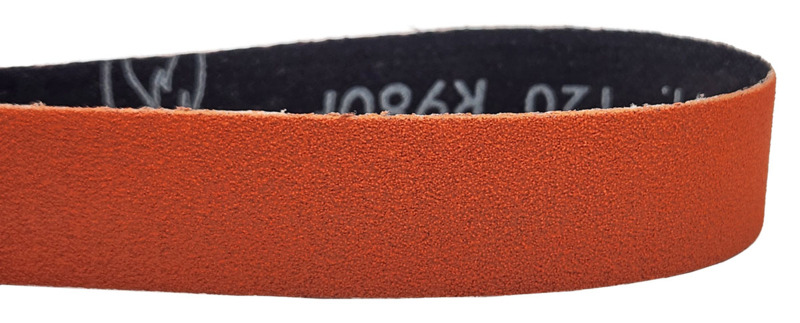 1" (25 mm) W x 30" (762 mm) L 120 Grit DynaCut Premium Ceramic Belt