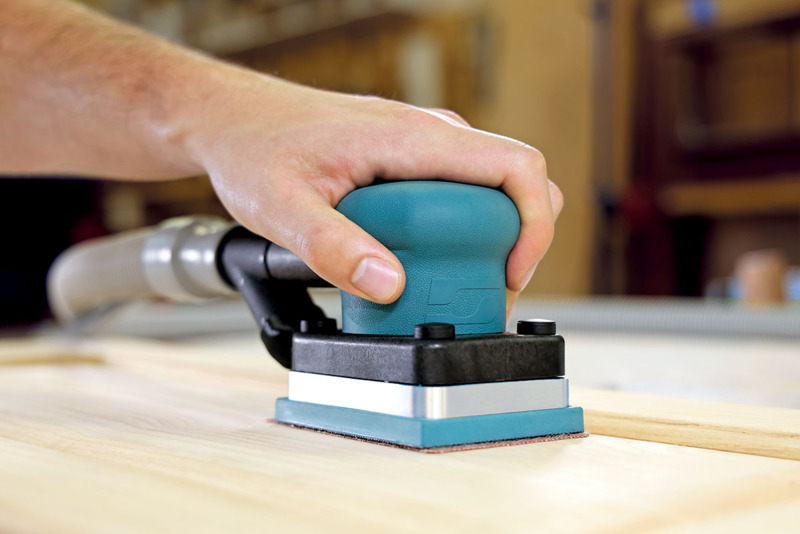 Dynabug II Orbital Sander, Self-Generated Vacuum, 3"x 4" Hook Pad