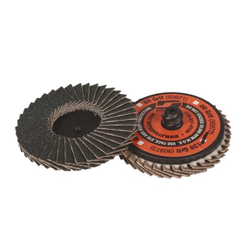 2" (51 mm) Dia. x 120 Grit A/Z Non-Vacuum DynaCut Locking-Type Flap Disc