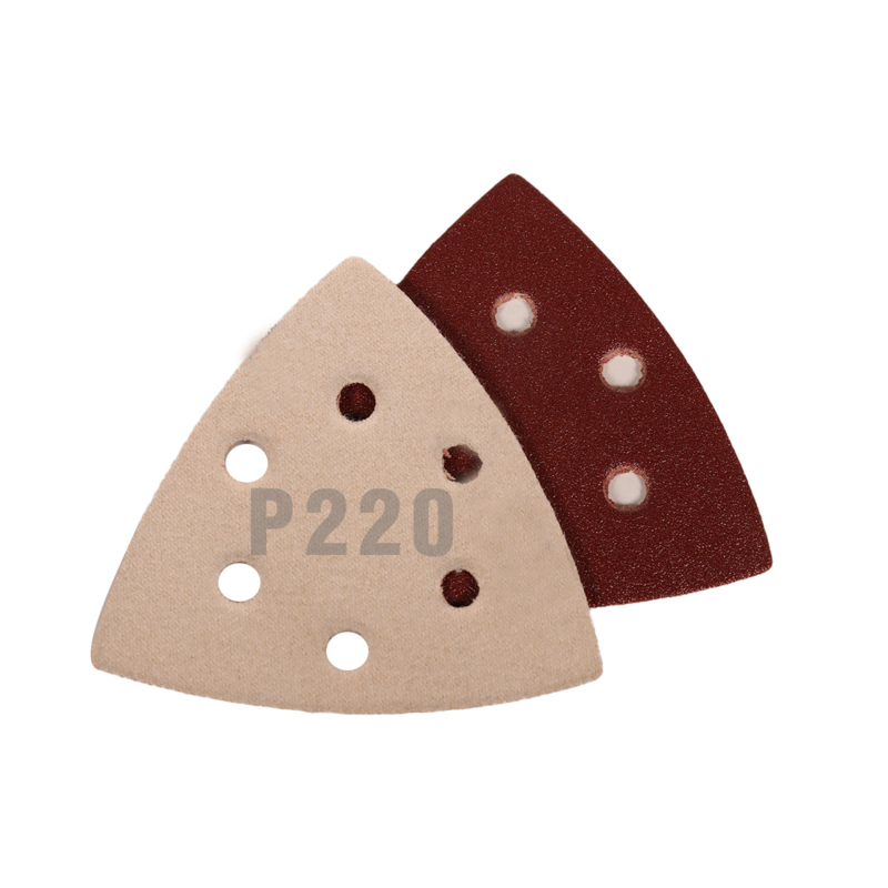 Triangular x 220 Grit A/O Vacuum Hook-Face DynaCut Dynafine Disc