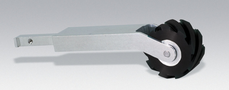 Contact Arm Ass'y, 1" (25 mm) Dia. x 2" (51 mm) W, Serrated Wheel